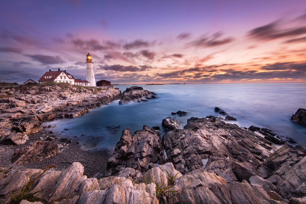 Honorable Mention Long Exposure And Night Photography Maine Golden Hour By William Whaley